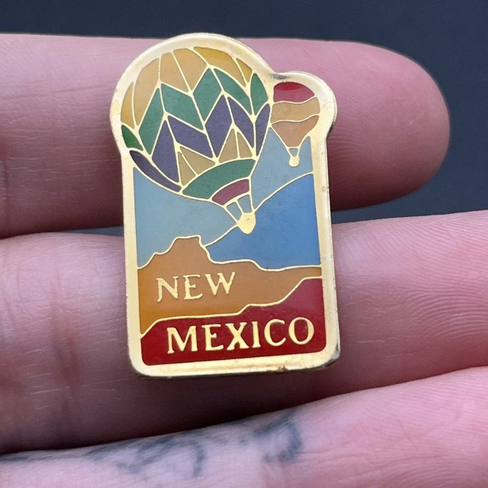 New Mexico Hot Air Balloons United‎ States Of America Lapel Hat Pin